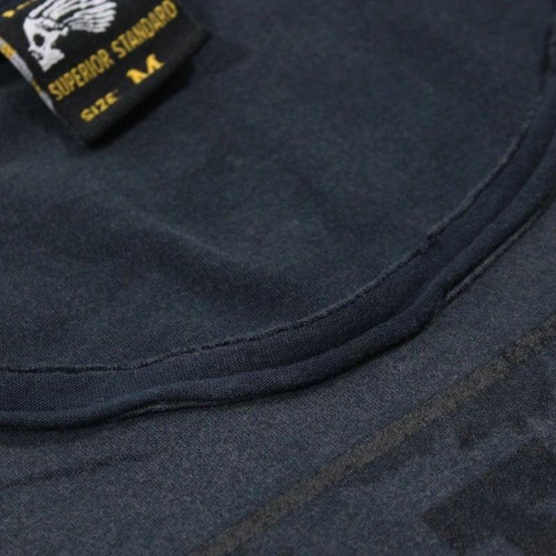Maglietta Yakuza Premium Rude and Rough Born to Burn - Los Angeles blu
