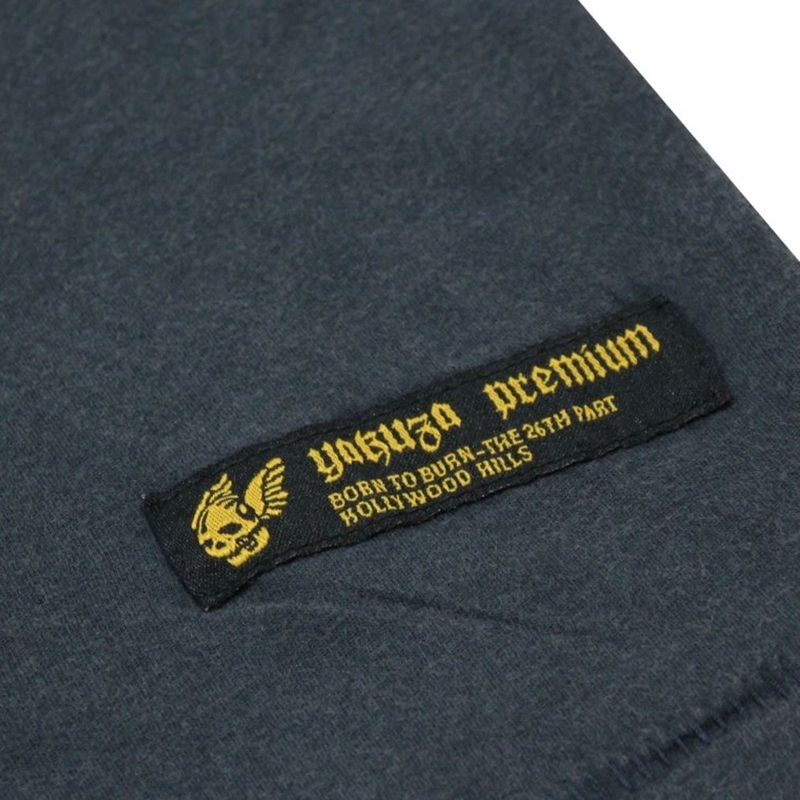 Maglietta Yakuza Premium Rude and Rough Born to Burn - Los Angeles blu