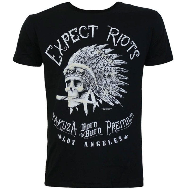 Maglietta Yakuza Premium Expect Riots - Los Angeles nera