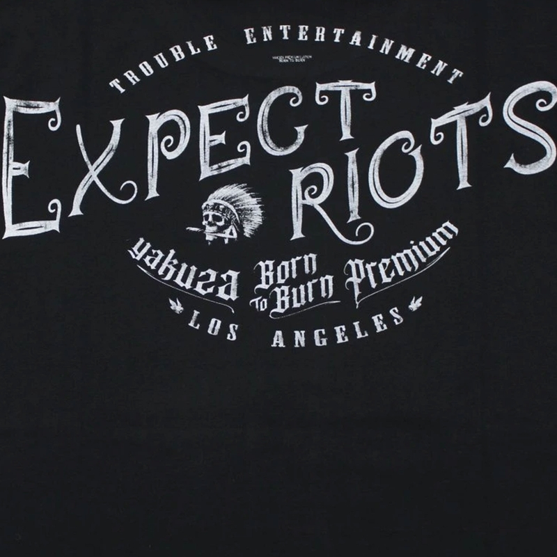 Maglietta Yakuza Premium Expect Riots - Los Angeles nera