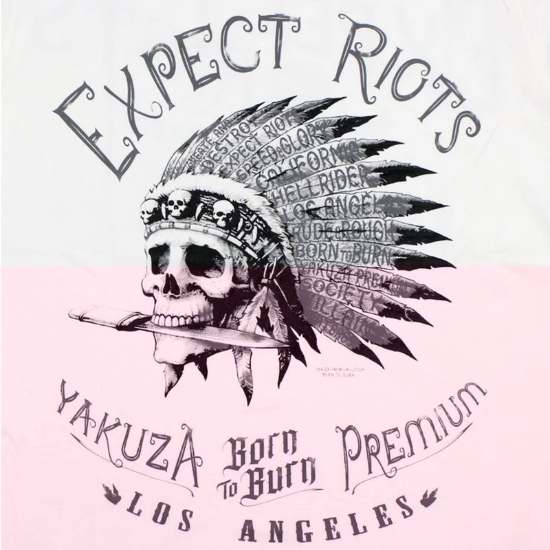 Maglietta Yakuza Premium Expect Riots - Los Angeles bianca