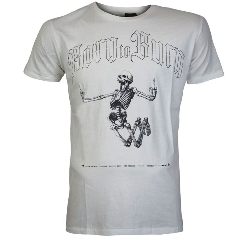 Maglietta Yakuza Premium Born to Burn - Los Angeles bianca