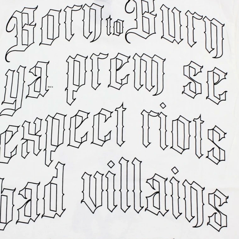 Maglietta Yakuza Premium Born to Burn - Los Angeles bianca