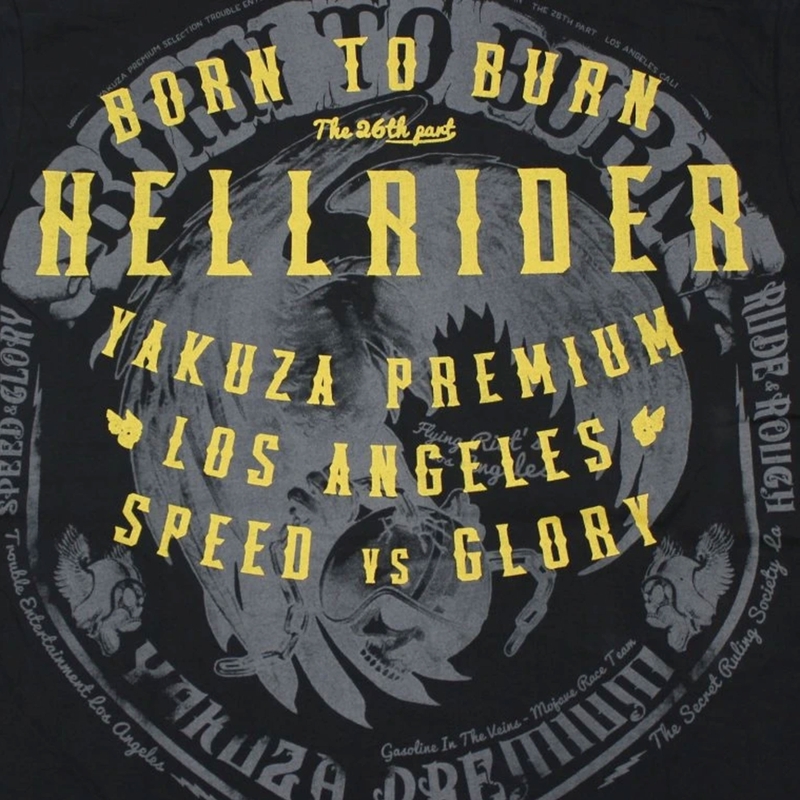 Maglietta Yakuza Premium Hellrider nera