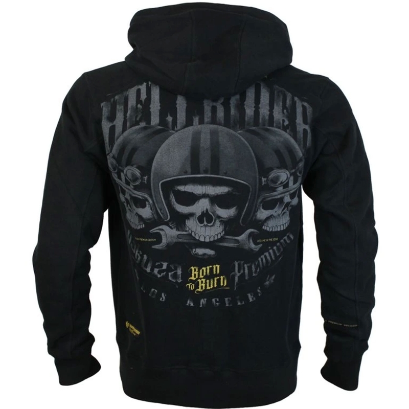 Felpa con cappuccio Yakuza Premium Hell Rider nera