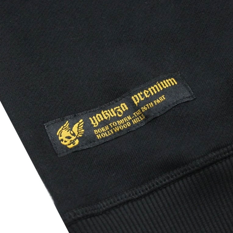 Felpa con cappuccio Yakuza Premium Hell Rider nera