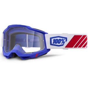 Occhiali da motocross 100% Accuri 2 Kolby con plexiglass trasparente