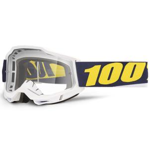 Occhiali da motocross 100% Accuri 2 Torc con plexiglass trasparente