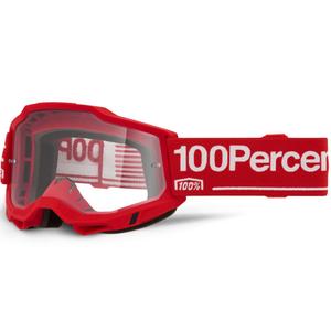 Occhiali da motocross 100% Accuri 2 Wolg con plexiglass trasparente