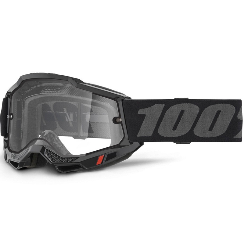 Occhiali da motocross 100% Accuri 2 Enduro con plexiglass trasparente