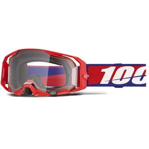 100% ARmatic I migliori occhiali da motocross con plexiglass trasparente