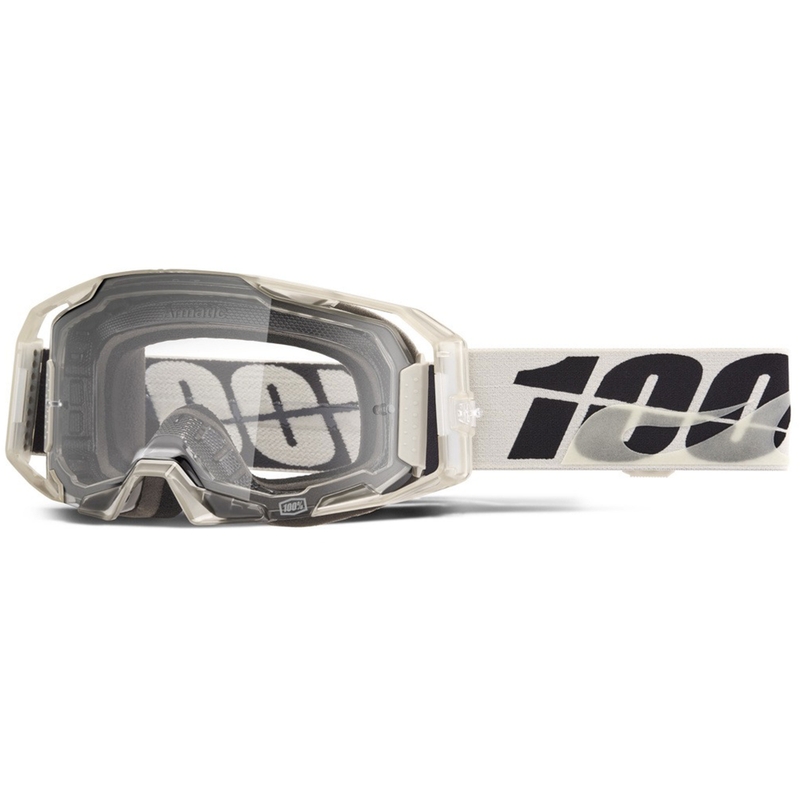 Occhiali da motocross 100% ARmatic Pitch con plexiglass trasparente