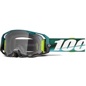 Occhiali da motocross 100% ARmatic Polarity con plexiglass trasparente