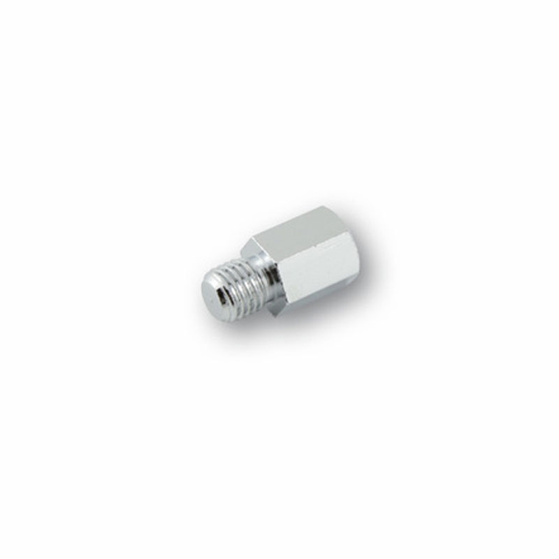 Adattatore per specchietto retrovisore Highsider Smart da filettatura destra M8 a filettatura destra M10, cromato