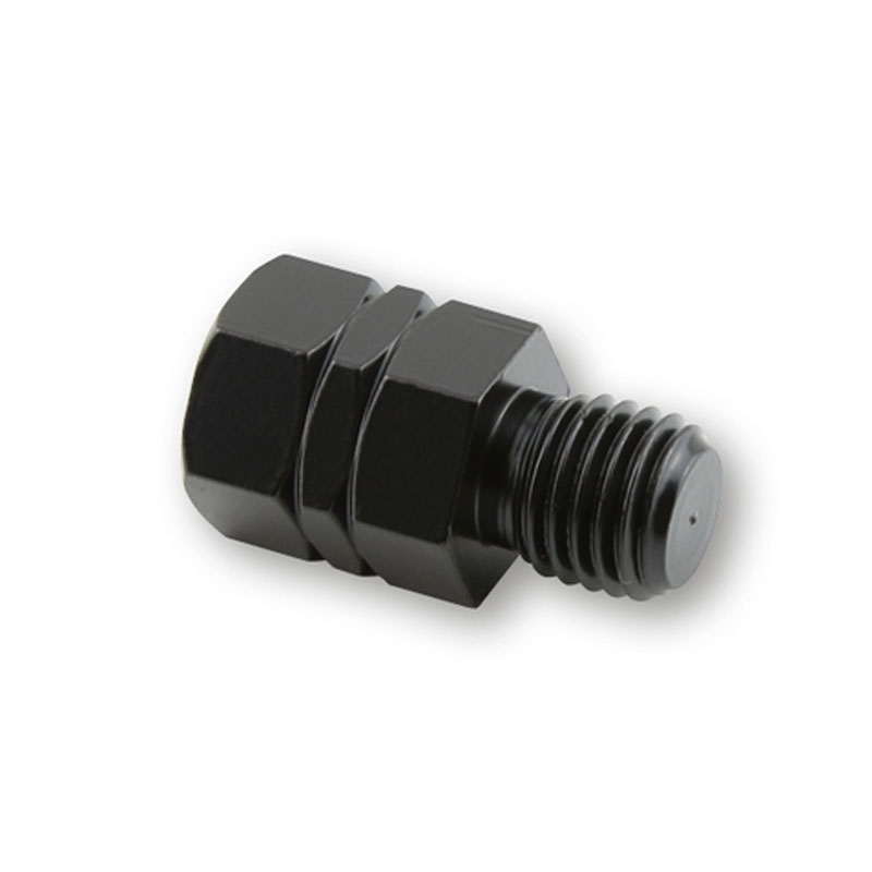Adattatore per specchio Highsider Smart da filettatura sinistra M10 a filettatura destra M10 nero