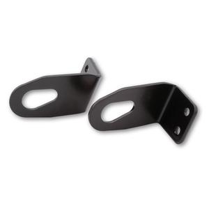 Supporto originale per indicatori di direzione Highsider Pro per targa moto Ducati, nero