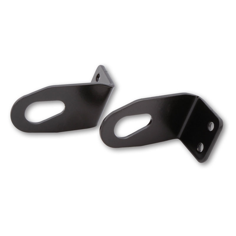 Supporto originale per indicatori di direzione Highsider Pro per targa moto Ducati, nero