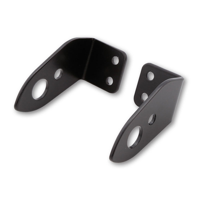 Supporto originale per indicatori di direzione Highsider Pro per targa moto Honda, nero