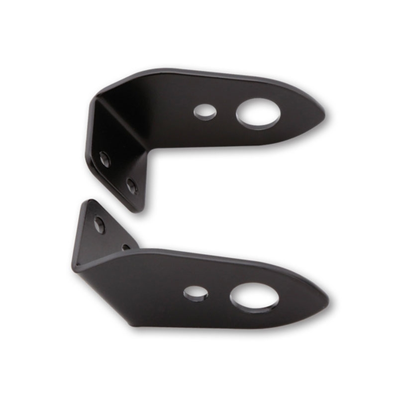 Supporto originale per indicatori di direzione Highsider Pro per targa moto Honda, nero