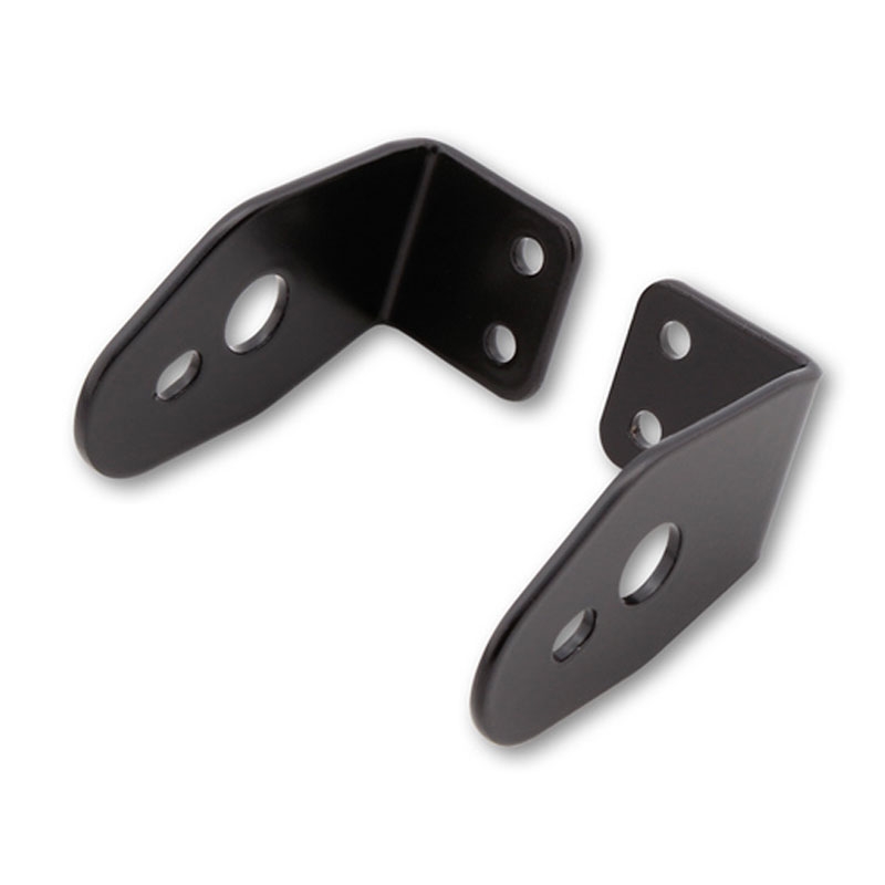 Supporto originale per indicatori di direzione Highsider Pro per targa moto KTM, nero