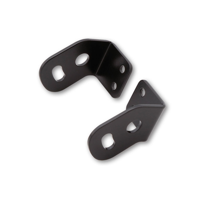 Supporto originale per indicatori di direzione Highsider Pro per targa moto Triumph 15, nero