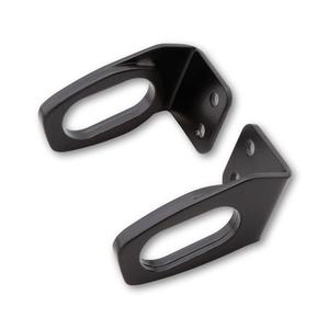 Supporto originale per indicatori di direzione a LED Highsider Pro per targa moto Honda, nero