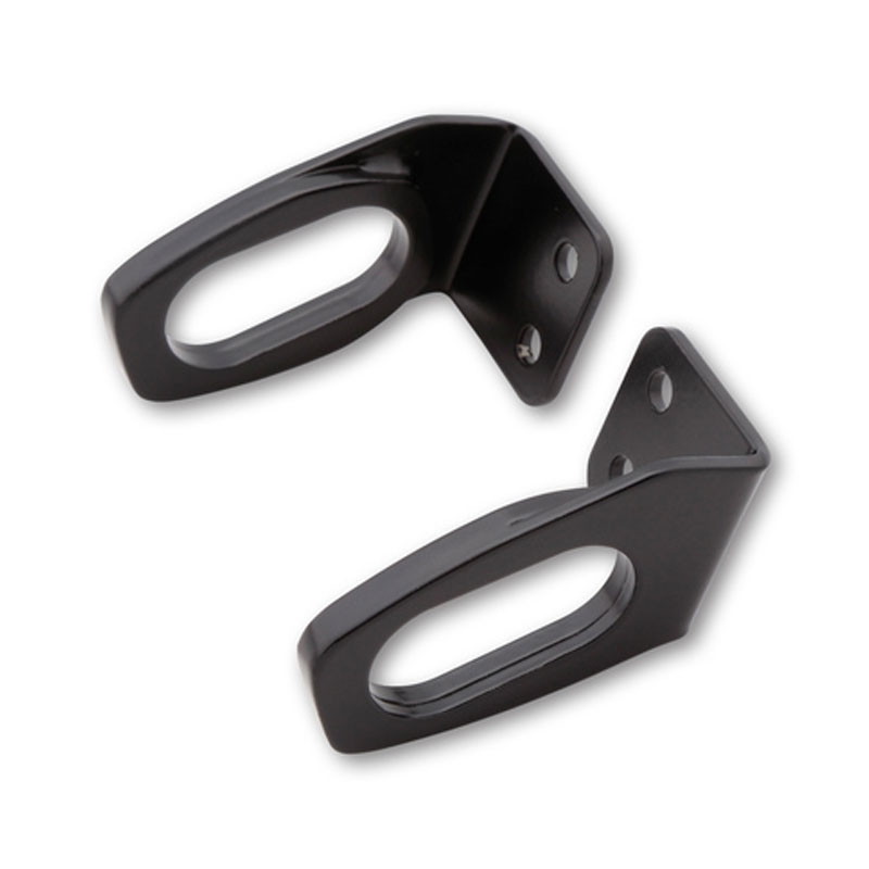 Supporto originale per indicatori di direzione a LED Highsider Pro per targa moto Honda, nero