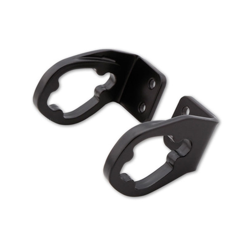 Supporto originale per indicatori di direzione a LED Highsider Pro per targa moto Ducati, nero