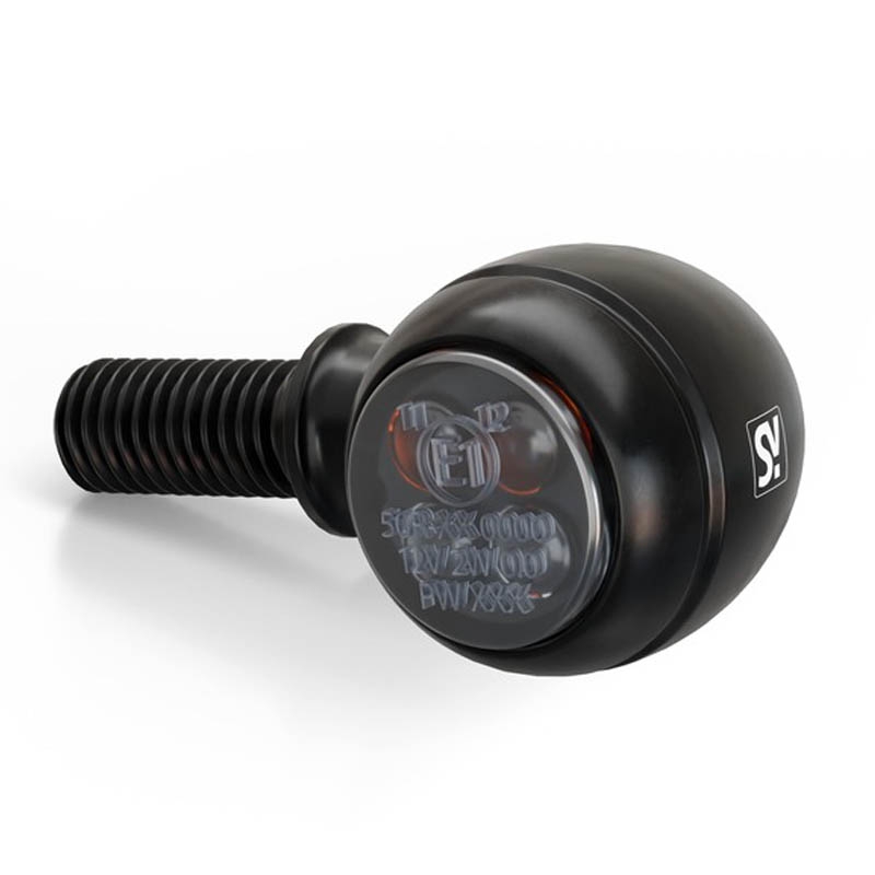 Indicatori di direzione per moto Highsider Smart Circula-S LED neri