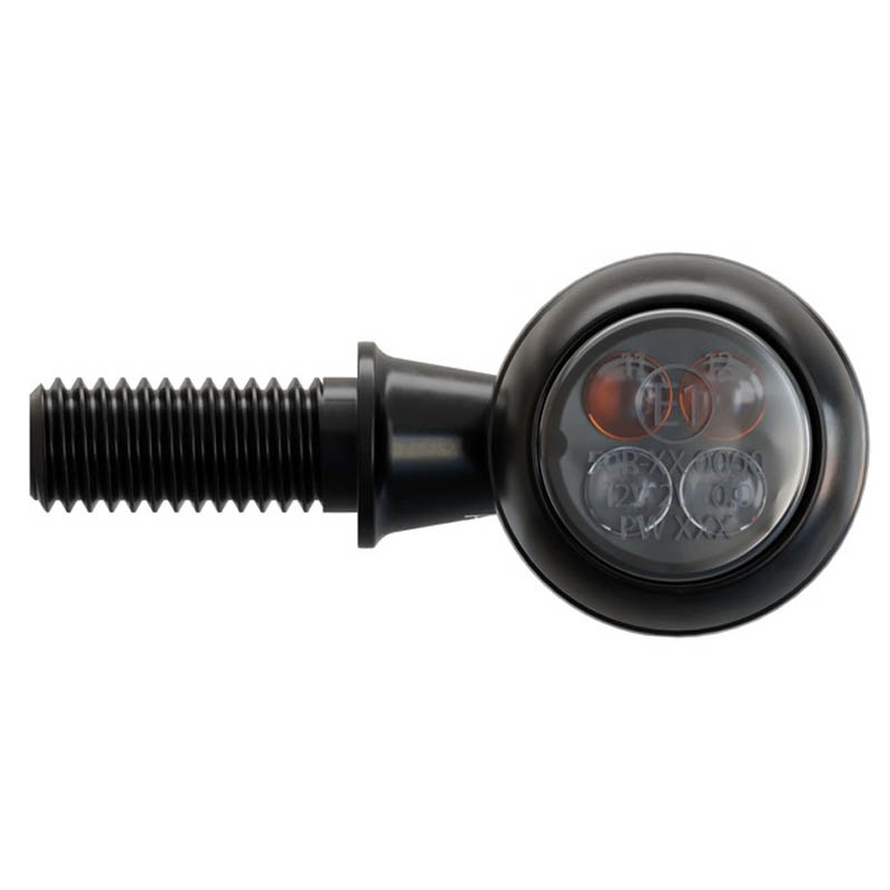 Indicatori di direzione per moto Highsider Smart Circula-S LED neri