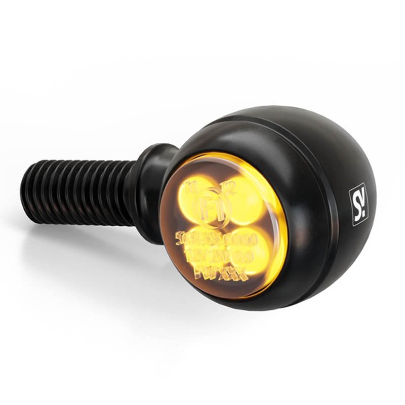 Indicatori di direzione per moto Highsider Smart Circula-S LED 3in1 neri