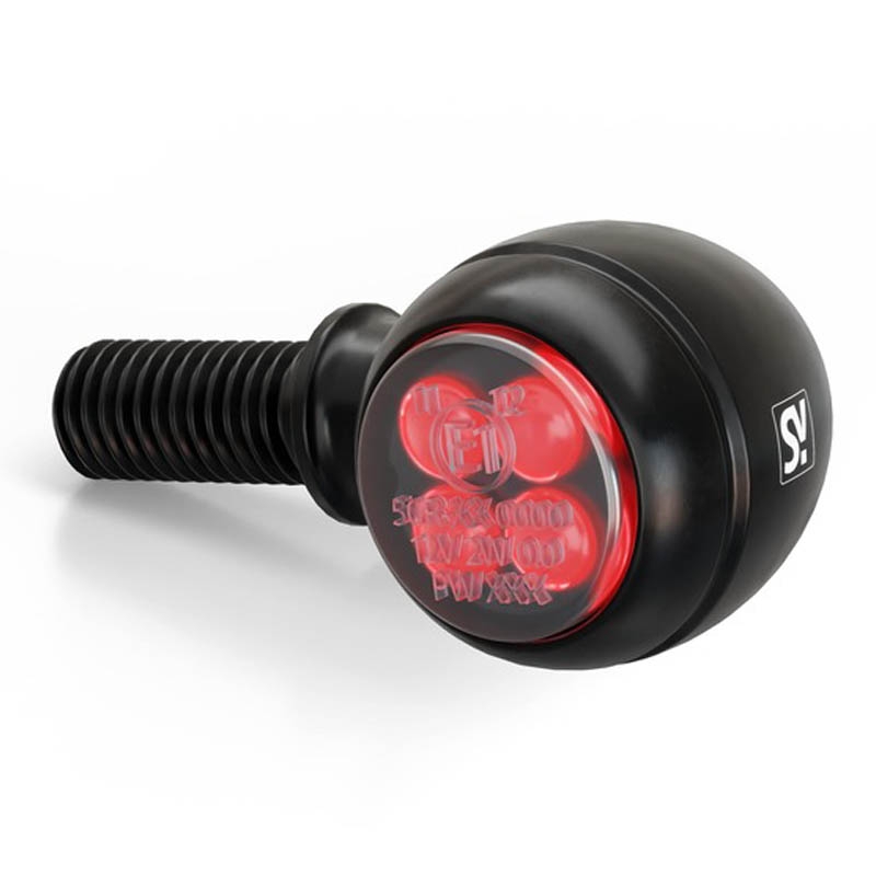 Indicatori di direzione per moto Highsider Smart Circula-S LED 3in1 neri