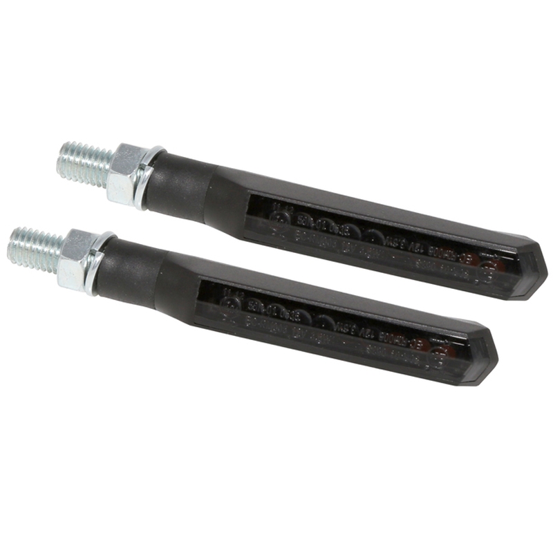 Indicatori di direzione per moto Highsider Smart Run-TS LED neri