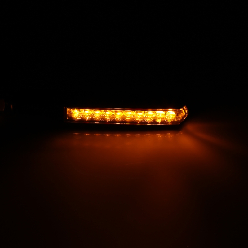 Indicatori di direzione per moto Highsider Smart Run-TS LED neri
