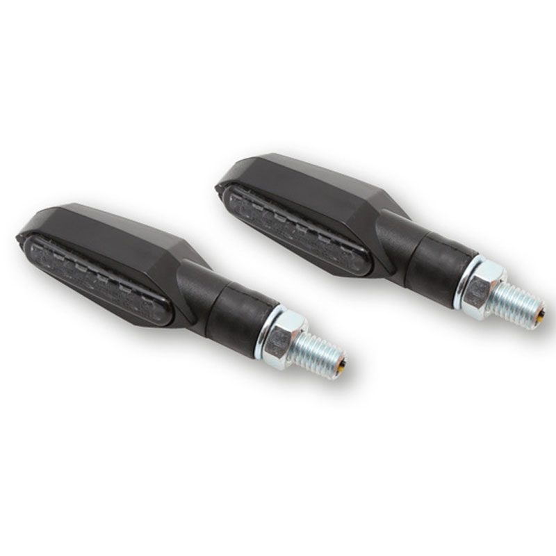 Indicatori di direzione per moto Highsider Smart Multiface LED neri