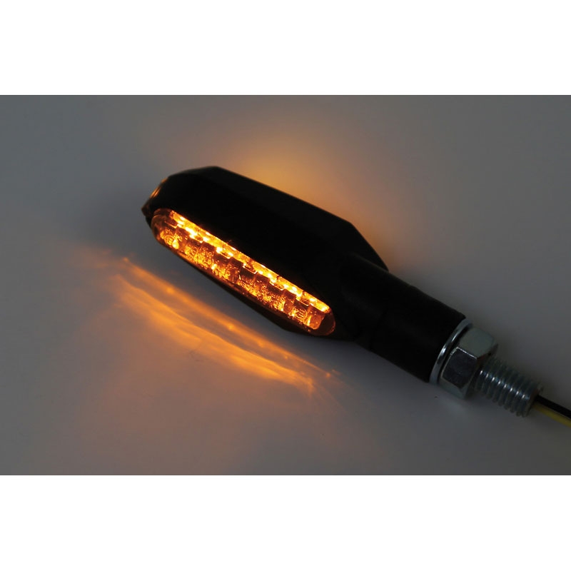 Indicatori di direzione per moto Highsider Smart Multiface LED neri