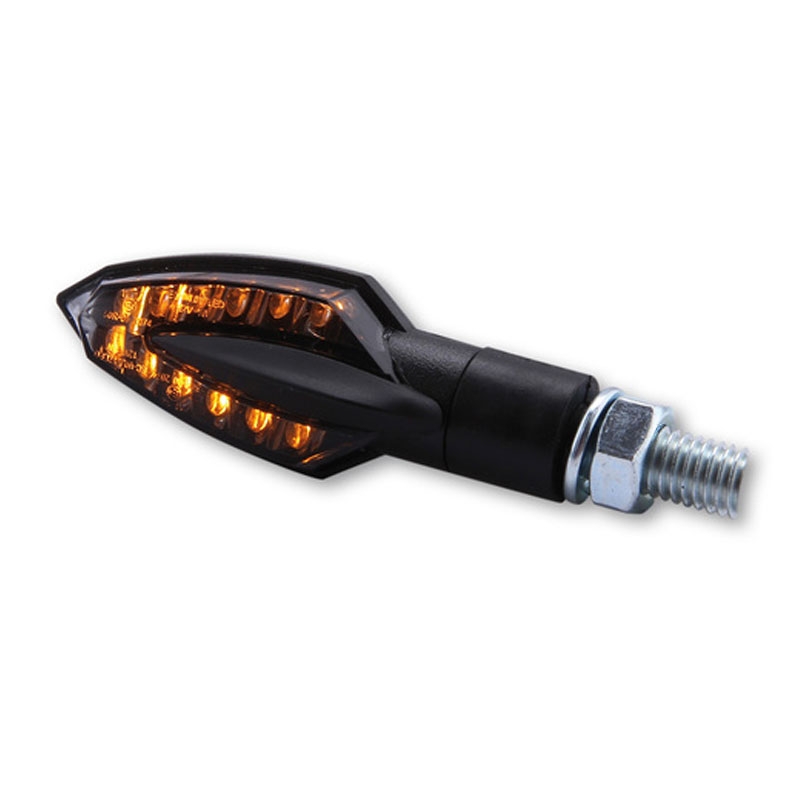 Indicatori di direzione per moto Highsider Smart Vinci LED neri