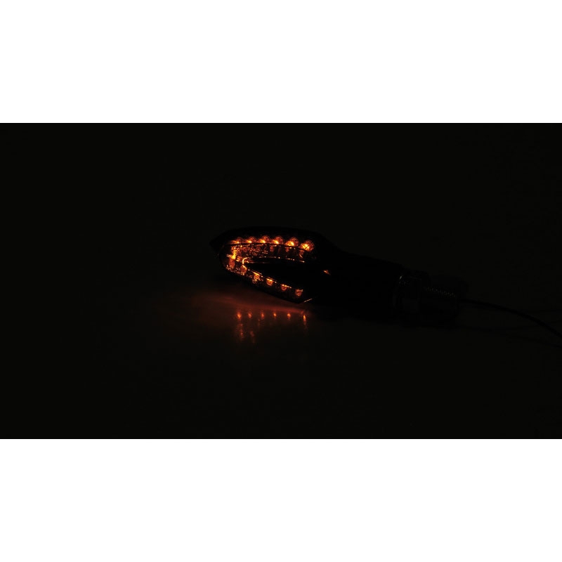 Indicatori di direzione per moto Highsider Smart Vinci LED neri