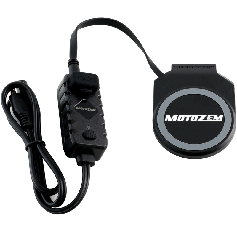 Modulo di ricarica con ricarica wireless per supporto MotoZem nero