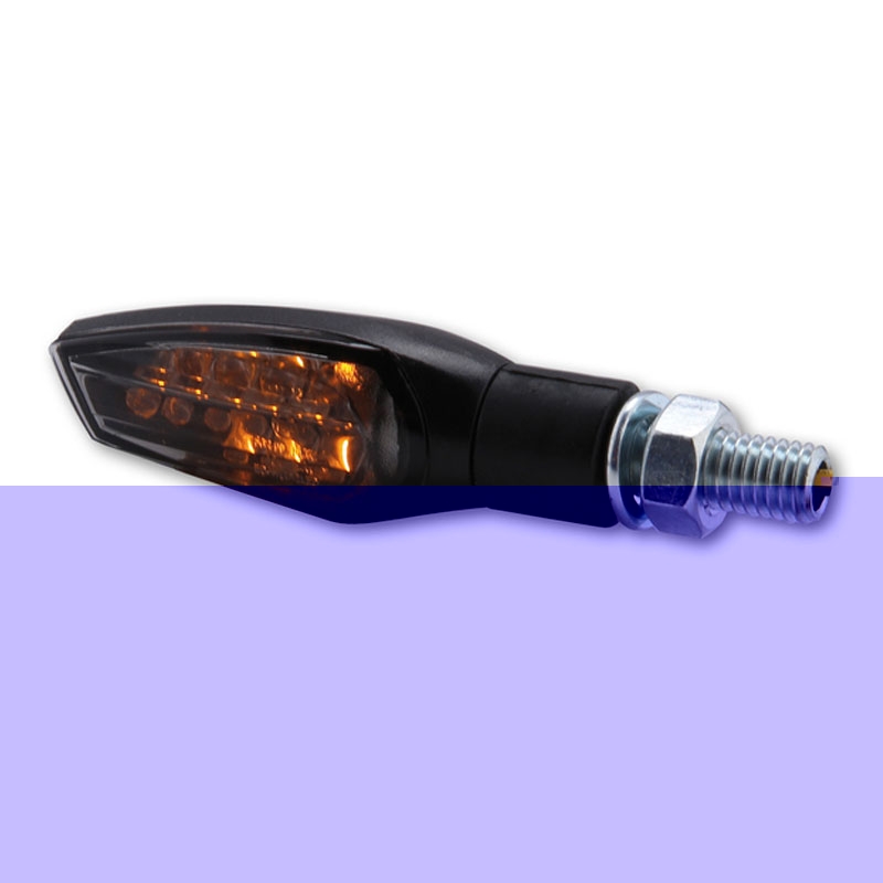 Indicatori di direzione per moto Highsider Smart Nova LED neri