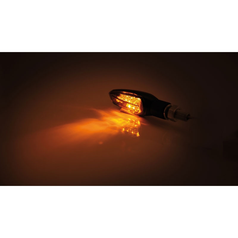 Indicatori di direzione per moto Highsider Smart Nova LED neri