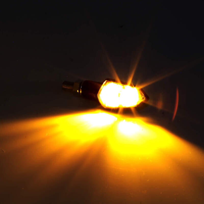 Indicatori di direzione per moto Highsider Smart Nova LED neri