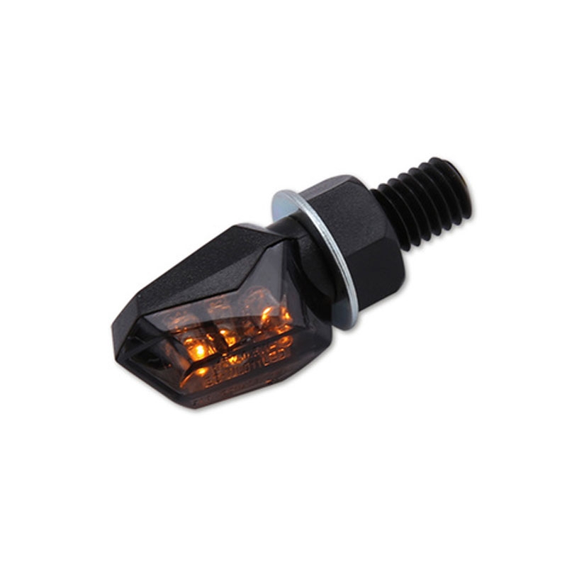 Indicatori di direzione per moto Highsider Smart Tiny LED neri