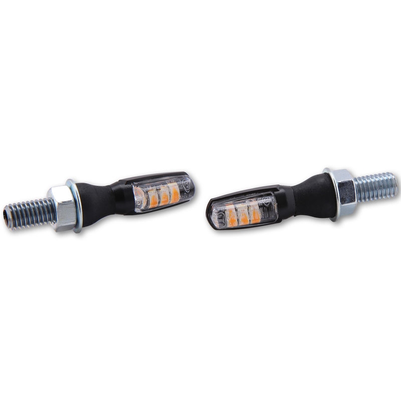 Indicatori di direzione per moto Highsider Smart SPARK LED neri