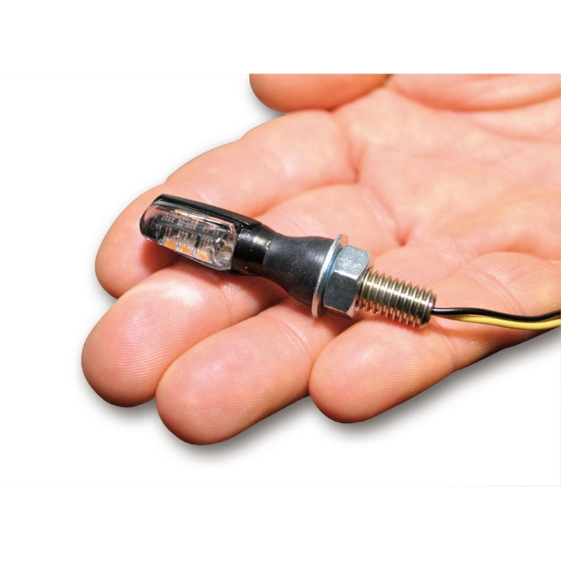 Indicatori di direzione per moto Highsider Smart SPARK LED neri