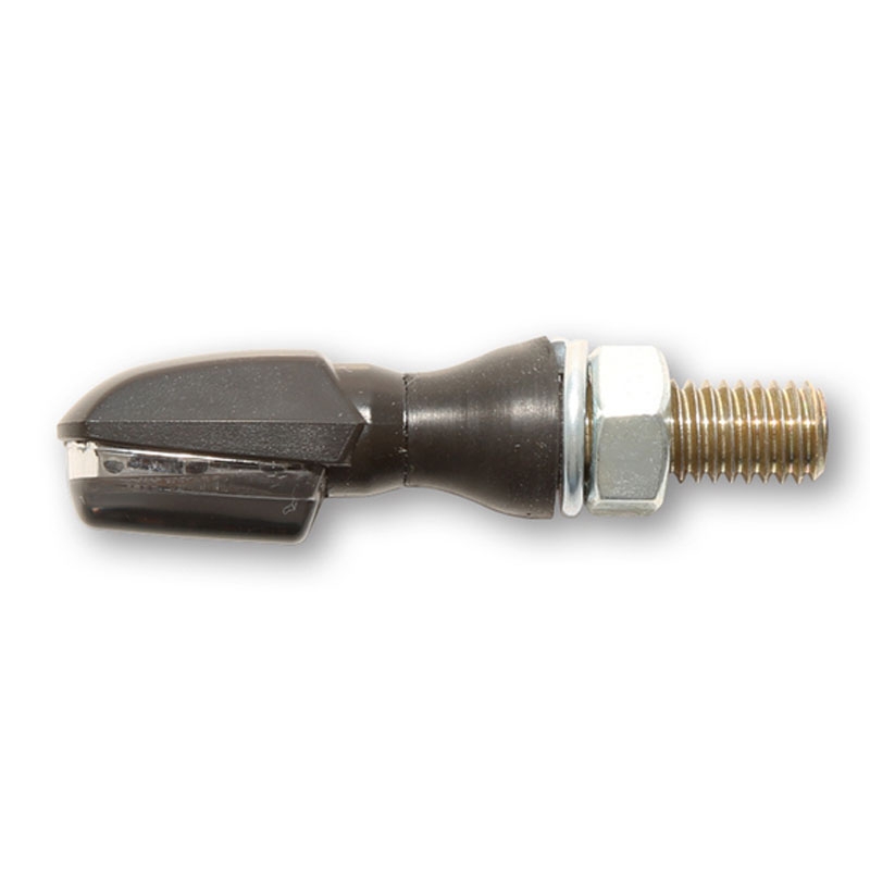 Indicatori di direzione per moto Highsider Smart SPARK LED neri con vetro fumé