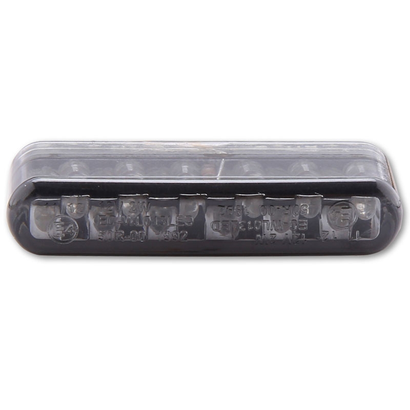 Indicatori di direzione per moto Highsider Smart Shorty LED grigio fumo