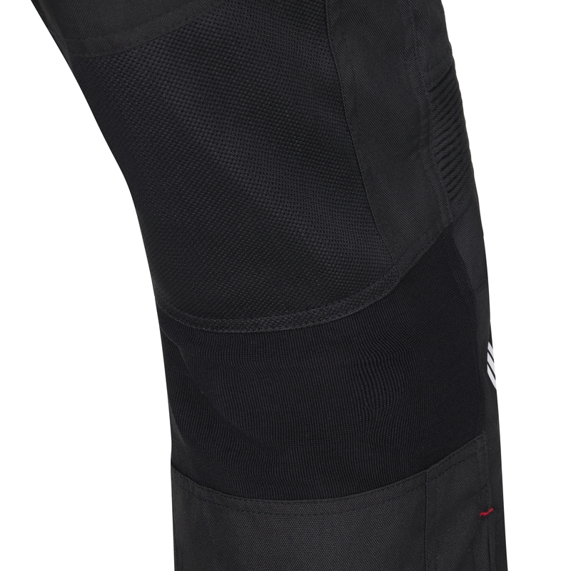 Pantaloni da motociclista RSA Bolt Cropped neri e bianchi