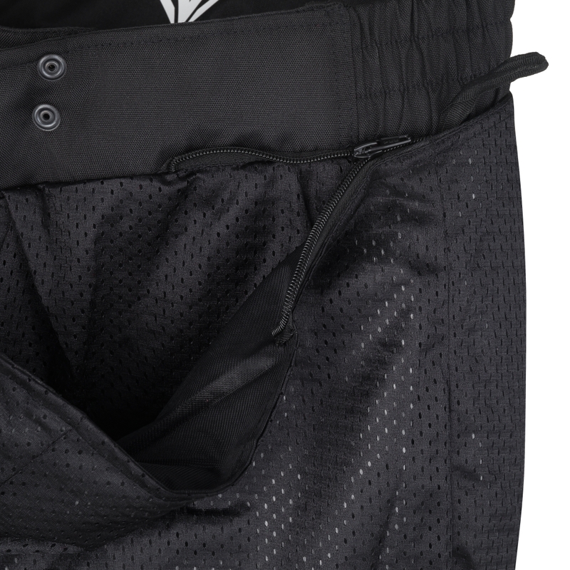 Pantaloni da motociclista RSA Bolt Cropped neri e bianchi