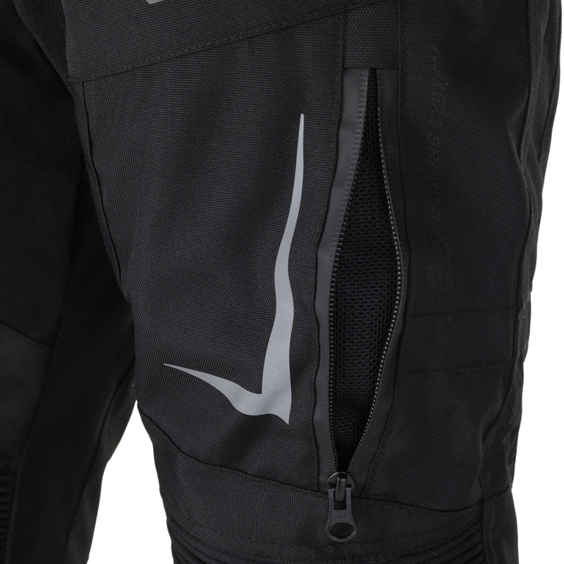 Pantaloni da moto cropped da donna RSA EXO 2 nero-grigio-rosa